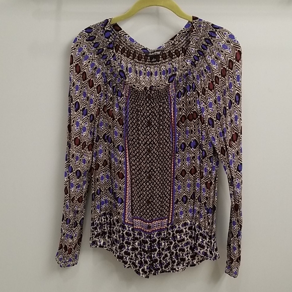 Lucky Brand Tops - Lucky Brand Long Sleeve Button Down Blouse in L